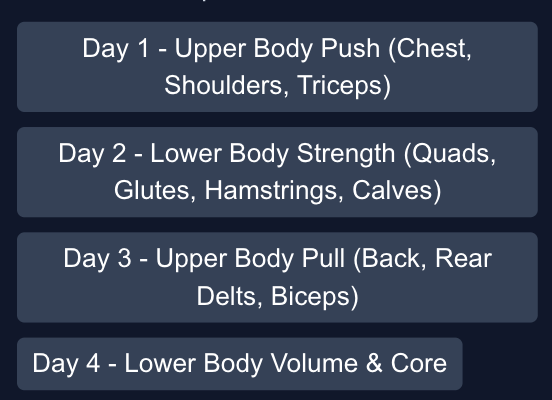 Log every set